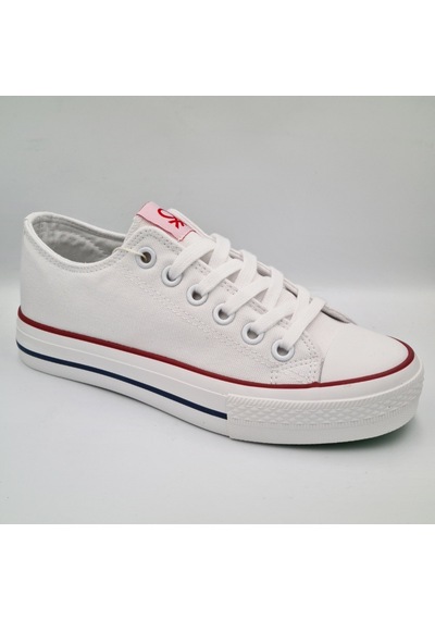 United Colors Of Benetton Benetton 30196 Beyaz Kadın Sneaker Spor Ayakkabı Beyaz