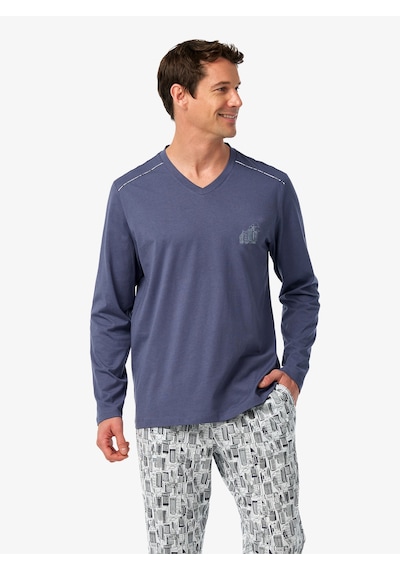 Blackspade Erkek Pijama Takımı 40994 - İndigo
