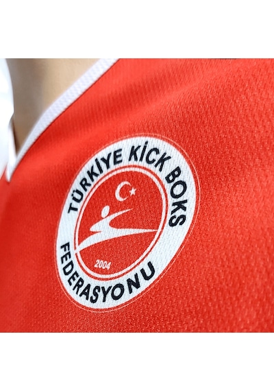Pars Point Fight Tişört Tek Üst Prs-1602 Kırmızı