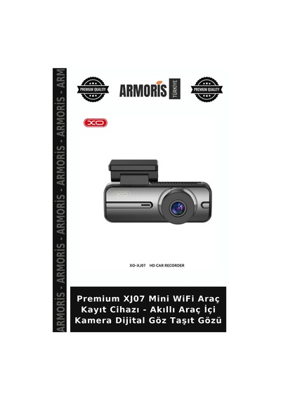 Premium Xj07 Mini Wifi Araç Kayıt Cihazı - Akıllı Araç İçi Kamera Dijital Göz Taşıt Gözü