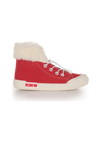 Kiko Kids Tigge Günlük Lastikli Kız Bebek Bot Ayakkabı Kırmızı Kırmızı