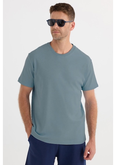 Tudors Unisex Relax Fit Rahat Kesim %100 Pamuk Yumuşak Dokulu Hafif Kalın Mavi Bisiklet Yaka Tişört-34937 Mavi Tudors Unisex Relax Fit Rahat Kesim %100 Pamuk Yumuşak Dokulu Hafif Kalın Mavi Bisiklet Yaka Tişört-34937 Mavi