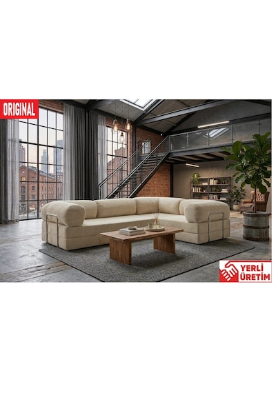 Herev Max 300x200 Kk Köşe Koltuk Takımı / Fitilli Kadife Kumaşlı Şark Köşe Ekru Herev Max 300x200 Kk Köşe Koltuk Takımı / Fitilli Kadife Kumaşlı Şark Köşe Ekru