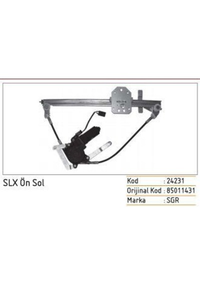 24231 Cam Krikosu Ön Sol Doğan Kartal Şahin Slx Motorlu