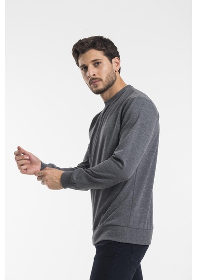 Erkek Bisiklet Yaka Regular Fit Sweatshirt Spr 20k30 001