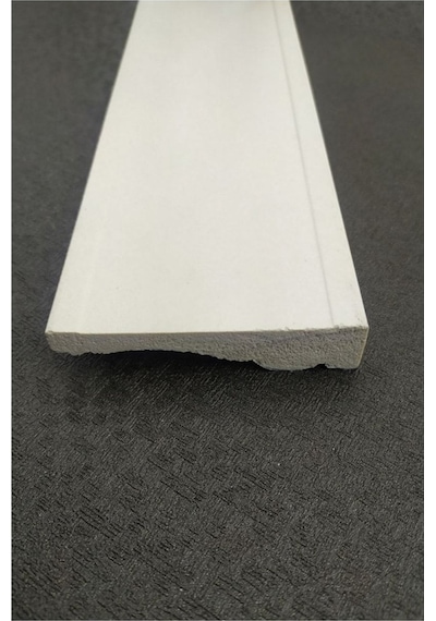 Diecor Dekoratif Boyanabilir 1 Adet 9 Cm Polistren Süpürgelik Gri Model:xa279