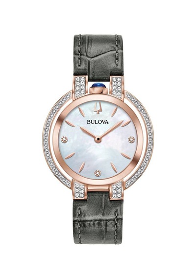Bulova Kadın Kol Saati 98r268 Bordo