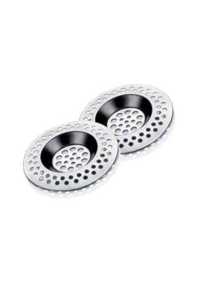 2'li Pratik Lavabo Süzgeci Seti, Metalik, 8 Cm Altın