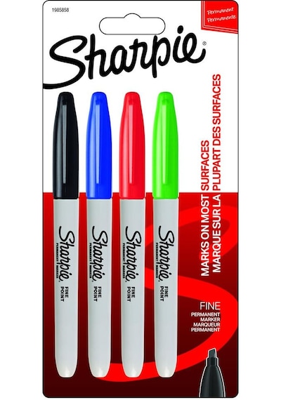 Sharpie 4 Renk Fineliner Markör Kalem Seti