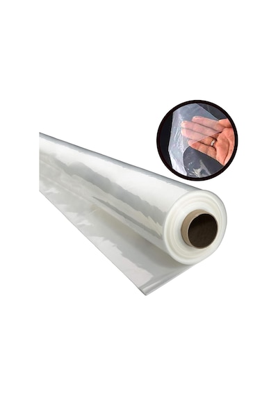 Naylon Branda 24mt² En:3mt X Boy:8mt Şeffaf Eşya Sera Örtüsü 140mic