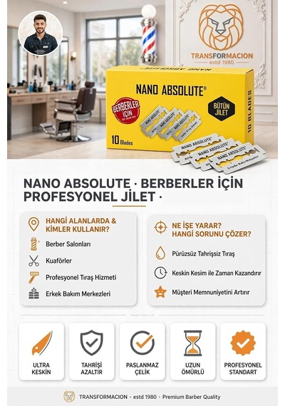 100 Lü Çift Taraflı Yağlı Yaprak Tıraş Jileti Seti 10x10 Yaprak Ustura Bıçağı 723591