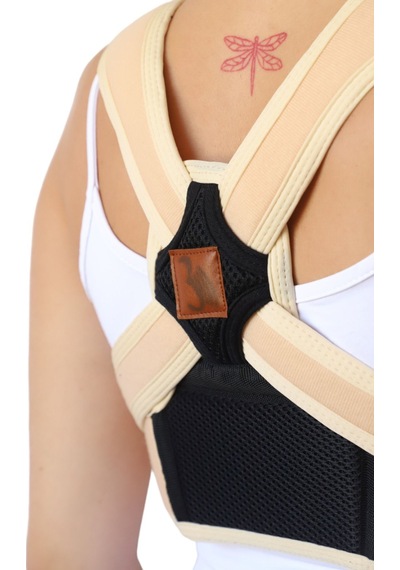 Dik Duruş Korsesi Sırt Ve Bel Kamburluk Önleyici Dik Durma Korsesi Unisex Rahat