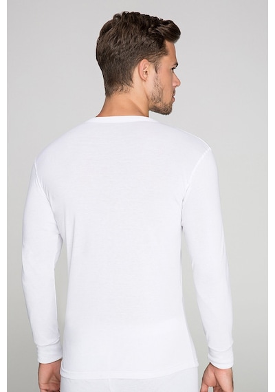 Thermoform Heavy Unisex Yetişkin Uzun Kol Termal Outdoor İçlik Fanila Beyaz Renkli