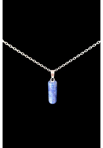Sertifikalı Lapis Lazuli Doğal Taş Kolye Çok REnkli