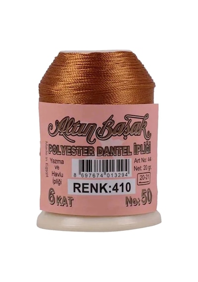 Hubrendy Tedarik Altınbaşak Oya Ve Dantel İpi 20 Gr - Royaleks - No: 410