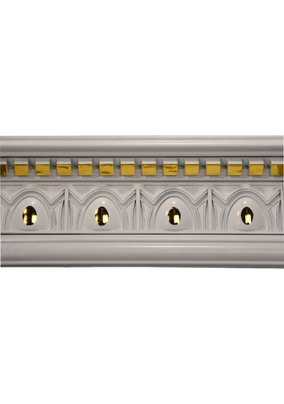 Decogold Beyaza Altın Saray Kartonpiyer 13 Cm 100cm