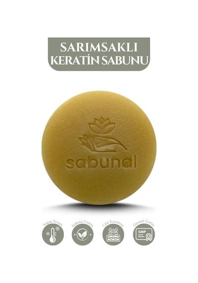 Sabunal Sarımsaklı Keratin Sabunu 3 Adet - Saç Besleyici Sabun