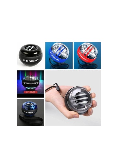Gyro Ball El Bilek Egzersiztopu Otomatik Jiroskop Kol Kuvvet Spor Ekipmanı 5580