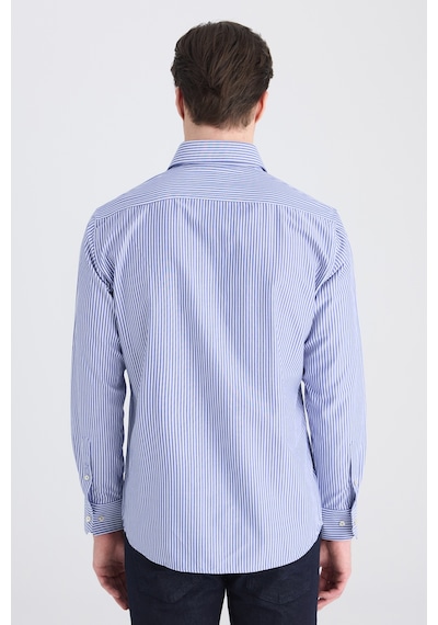 D'S Damat Ds Damat Slim Fit Lacivert Çizgili Gömlek 5hf02hd01186m Çok Renkli