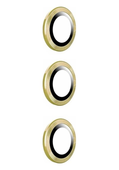 Samsung Uyumlu Galaxy S23 Fe Zore Kamera Lens Koruyucu Cam Filmi Gold