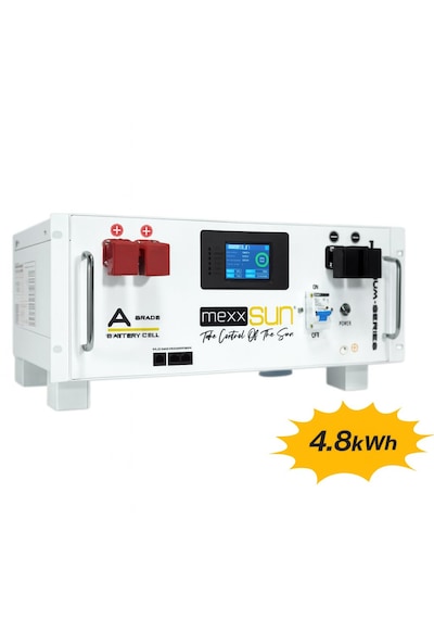 Mexxsun 48 Volt-100ah 4.8kwh Lifepo4 Kaset/rack Tipi Lityum Akü