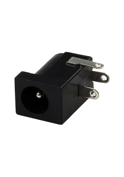 10 Adet 2.5Mm Dc Power Jak Dişi Şase Pcb Adaptör Soketi Devre