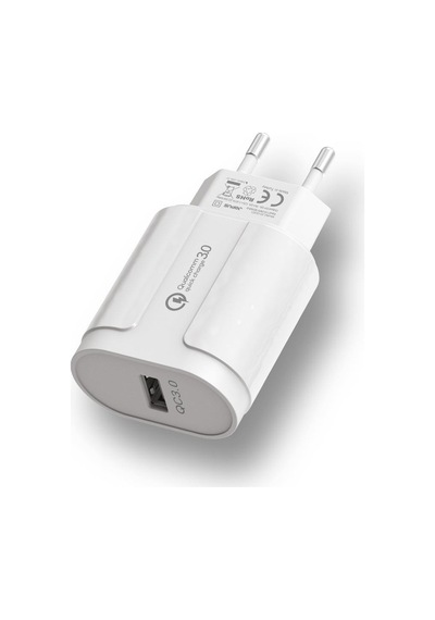 JOPUS Type C Sarj Seti Qualcom 22.5 Watt Grow JO-QU01 2in1 Samsung-Xiaomi-Oppo-Huawei-Poco Uyumlu Beyaz
