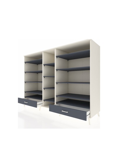 Kronos Dolap 14 Raflı 2 Çekmeceli 220x59x163 Aytaşı-antrasit Aytaşı-antrasit Kronos Dolap 14 Raflı 2 Çekmeceli 220x59x163 Aytaşı-antrasit Aytaşı-antrasit