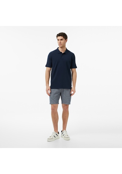 Nautica Erkek Lacivert Regular Fit Polo Yaka T-shirt Düz K65000t Lacivert