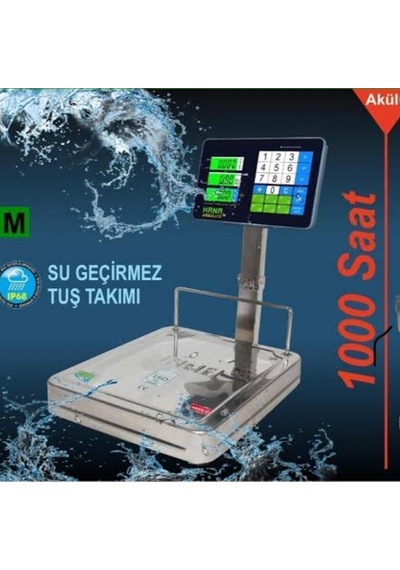 Airbus-lcd 150 Kg-bakanlık Onaylı-2026 Mühürlü-su Geçirmez- Katlanır Boyunlu-1000 Saat Şarjlı Kullanım