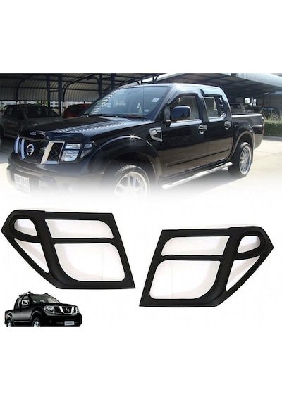 Ducki Navara D40 2005-2010 Far Çerçevesi Siyah (ABS Plastik)