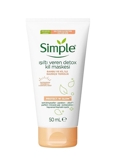 Simple Protect & Glow Işıltı Veren Kil Maskesi 50 ML