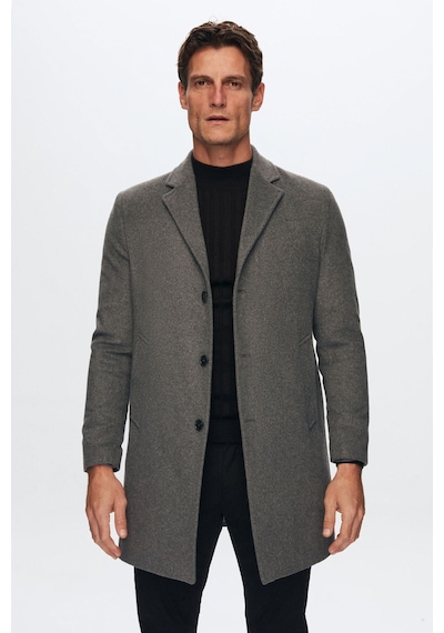 D's Damat Ds Damat Regular Fit Antrasit Kaşe Kaban 5Hf08Ort10000 Antrasit