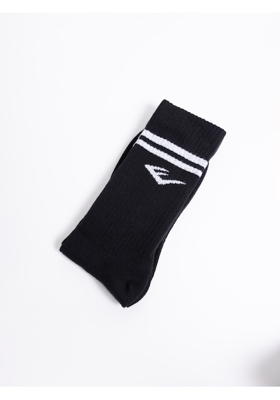 Everlast Stripe Econ 3'lü Siyah Çorap Siyah