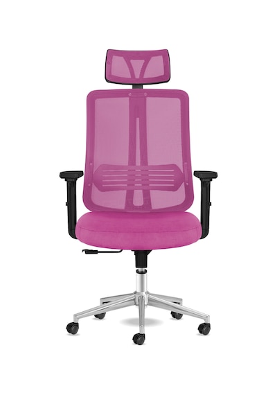 Calitteoyuncukoltuk Calitte Yönetici Çalışma Koltuğu | Spark Başlıklı | Pembe Krom