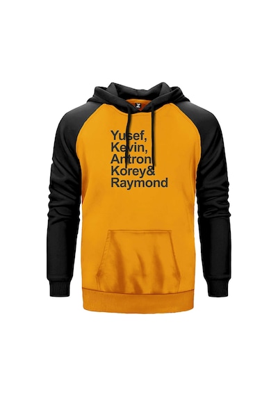 When They See Us Team Names Sarı Renk Reglan Kol Sweatshirt Sarı