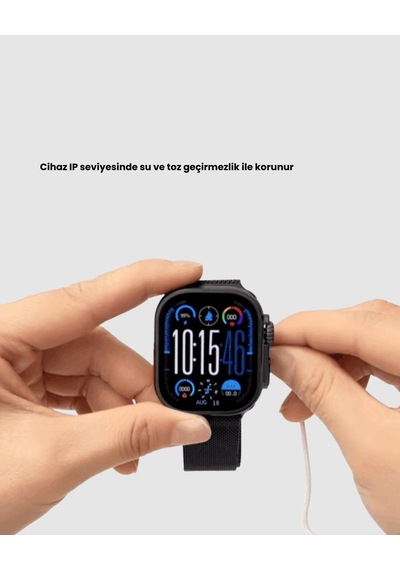 Amoled Akıllı Saat Bluetooth Arama Su Geçirmez