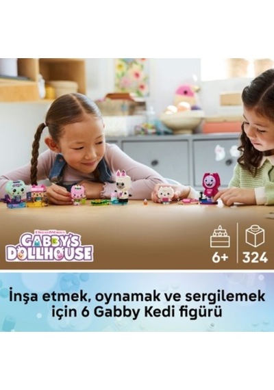 Kedi Arkadaşları İle İnşa Edilen Parçalar, 6+ Çocuklar İçin