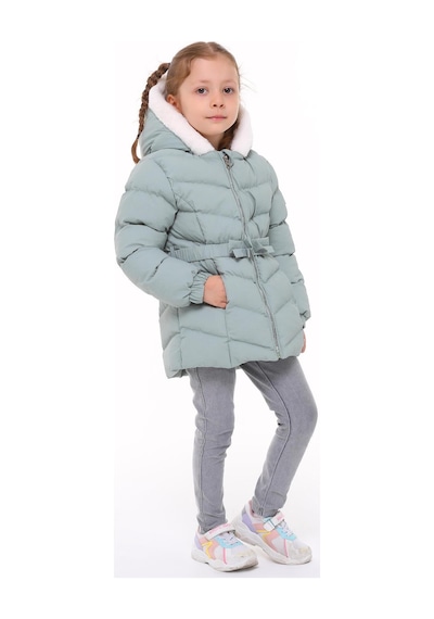Benitto Kids Kız Bebek Çocuk Mont 51285-yeşil Yeşil