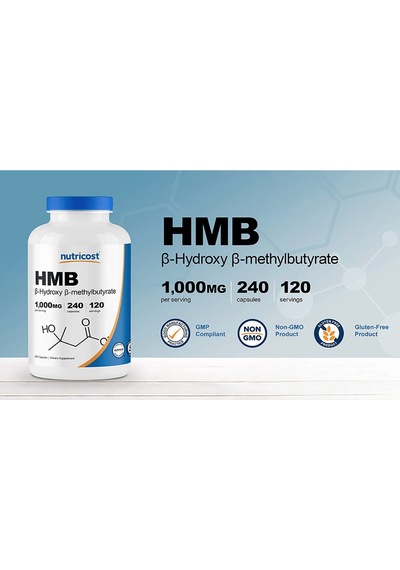 Nutricost Hmb 1000mg 240 Capsul.tr Tek Yetkili Satıcısı Ozel...