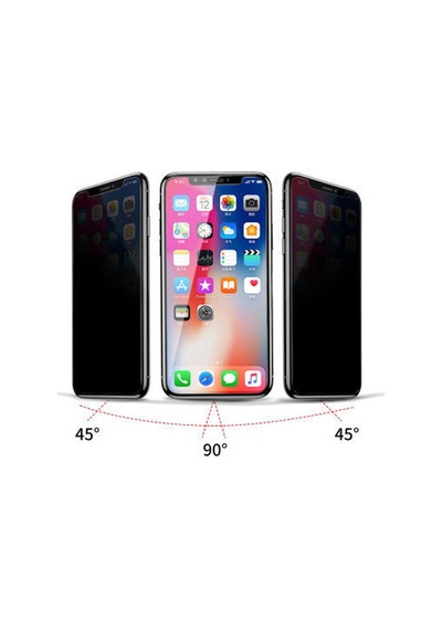 Apple Uyumlu   iPhone 6 Plus Hayalet Ekran Koruyucu Tam Kaplayan Gizli Gizlilik