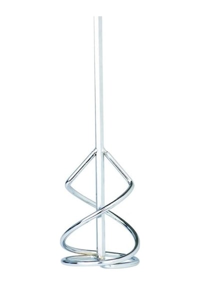 Boya Karıştırıcı, Hex, 6 Köşe Helis, 60x345 Mm, Çelik, Spiral Karıştırma Aparatı, Matkap Uyumlu, Epoksi, Al