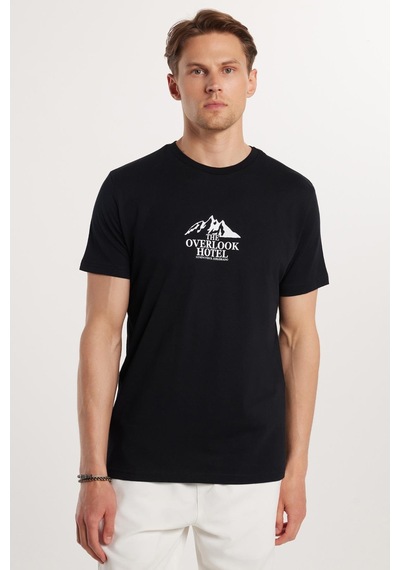 Tudors Erkek Slim Fit Dar Kesim %100 Pamuk Yumuşak Dokulu Baskılı Siyah Bisiklet Yaka Tişört-33130 Siyah Tudors Erkek Slim Fit Dar Kesim %100 Pamuk Yumuşak Dokulu Baskılı Siyah Bisiklet Yaka Tişört-33130 Siyah