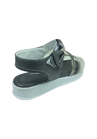 Ortopedikal Grafen Kız Çocuk Sandalet Taşlı Şeffaf Abiye Fantazi (539001712) Platin
