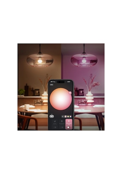 Renkli Akıllı E27 Ampul - 8w, 806 Lumen, Bluetooth Kontrol
