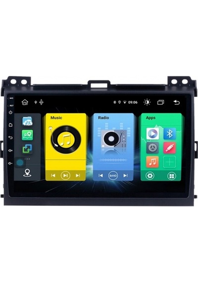 NAKAMİCHİ Toyota Land Prado 2004-2009 Android 2 Gb Ram + 32 Gb Rom Carplay Multimedya