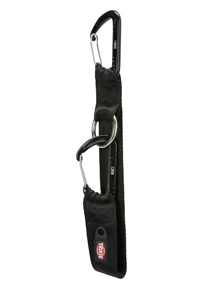 Trixie Köpek Karabinalı Emniyet Kemeri Bağlantı Kayışı S 30 CM x 38 MM Siyah