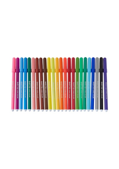 Giotto Turbo Colour Keçeli Kalem Seti 24'Lü