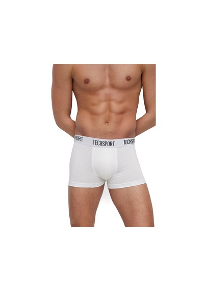 Tecksport Techsport Boxer Short 3 Pack Erkek Boxer 3'lü Beyaz Beyaz