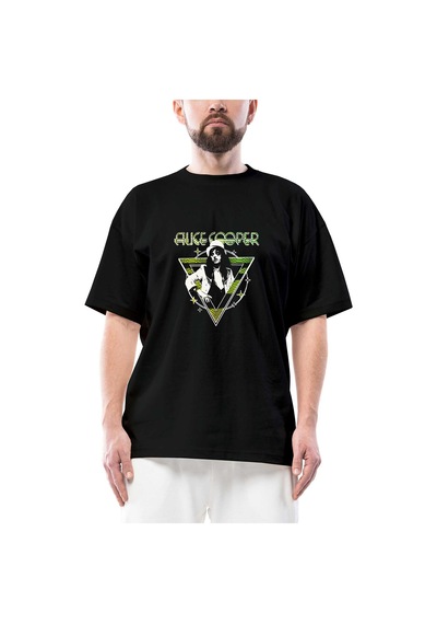 Alice Cooper Welcome To My Nightmare Siyah Oversize Tişört